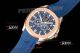 swiss replica Patek Philippe Aquanaut Luce Annual Calendar 5261 rose gold blue dial watch (4)_th.jpg